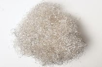 Cheveux artificiels brillants, argent, 17 g