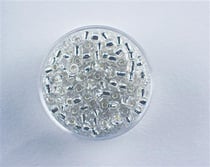 Cheville garni argent 16g couleur argent