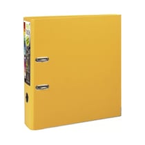 Classeur à levier Prem'Touch - pour format A4 - dos 80 mm - jaune