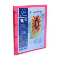 Classeur Kreacover - 21x29,7 cm - dos 20mm - Rouge - Exacompta
