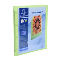 Classeur Kreacover - 21x29,7 cm - dos 20mm - Vert Anis - Exacompta