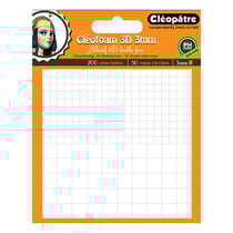 Cléofoam - adhésif 3D double face - 3mm