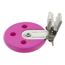 Clip en bois pour attache tétine - Fuschia