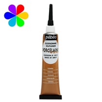 Cerne relief procelaine 150 Pébéo 20 ml - Vermeil