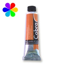 Peinture à l'huile  Cobra - n°378 S3 - rouge oxyde transparent