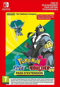 Code de téléchargement  - Pass d’Extension Pokémon Epée & Bouclier - Nintendo Switch