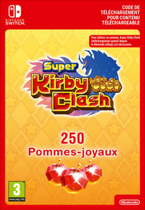 Code à télécharger - Super Kirby Clash - 250 Pommes-joyaux