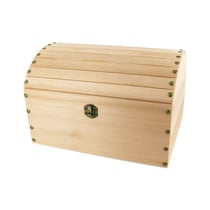 COFFRE BOIS PIRATE 29X21X19CM