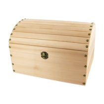 Coffre bois pirate - 53x37x29 cm