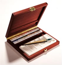 Coffret Bois Aqua Ef 24 1/2 Coffret Bois Aquarelle Xf 24 1/2 Godets
