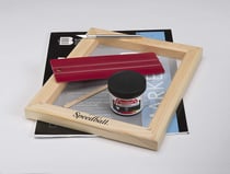 Kit d'initiation à la sérigraphie Speedball - Niv 1 : Méthode du pochoir en papier - Coffret de peinture acrylique