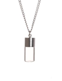 PENDENTIF VERRE BOUTEILLE 25x10mm