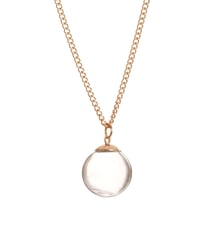 PENDENTIF BOULE VERRE DIAM 18mm