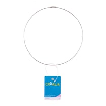 Collier ras du cou cable Créalia - Argenté