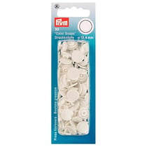 Boutons Pression Color Snaps - Blanc - 12.4 mm