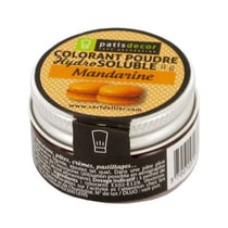 Colorant poudre - mandarine - 8 g - Patisdécor