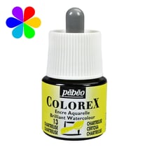 Encre aquarelle Colorex Pébéo - 45 ml - chartreuse