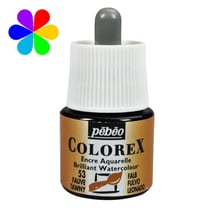 Encre aquarelle Colorex Pébéo - 45 ml - fauve