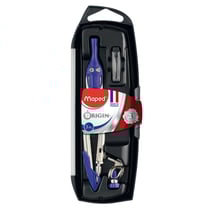 Compas à bague 3 pièces - Acier - Maped - Origin - Modèles aléatoires - Vendu à l'unité