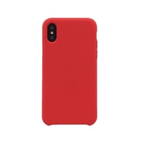 Coque rigide soft touch rouge pour iPhone X - Big Ben
