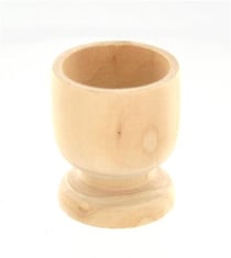 Coquetier en bois moderne - h50mm d40mm