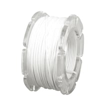 Bobine cordon ciré blanc - 10 m