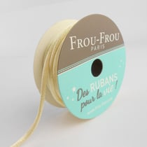Bobinette Frou-Frou - 10 m x 2 mm - Cordon de satin - Ivoire nacre