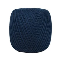 Pelote de fil à crocheter 100% coton - Distrifil - Déco 8 - Marine