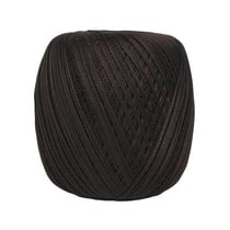 Pelote de fil à crocheter 100% coton - Distrifil - Déco 8 - Marron