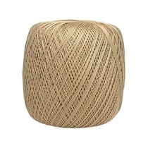 Pelote de fil à crocheter 100% coton - Distrifil - Déco 8 - Sable