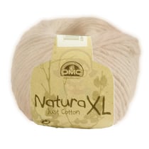 Pelote de fil à crocheter 100% coton - DMC - Coton Natura XL - Ivoire 03
