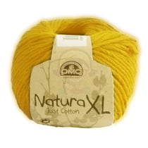 Pelote de fil à crocheter 100% coton - DMC - Coton Natura XL - Tournesol 09
