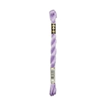 Fil à broder DMC - Coton perlé n°3 - Violet de Parme clair nacré 211