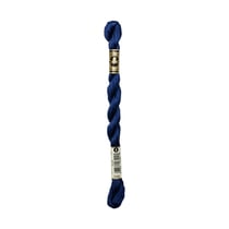 Fil à broder DMC - Coton perlé n°3 - Bleu indigo 336