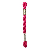 Fil à broder DMC - Coton perlé n°3 - Rose radis 600