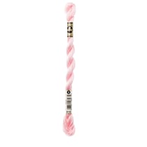 Fil à broder DMC - Coton perlé n°3 - Rose poudré nacré 818