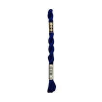Fil à broder DMC - Coton perlé n°3 - Bleu marine 820