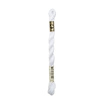 Fil à broder DMC - Coton perlé n°3 - Lumière blanche nacrée B5200
