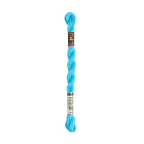 Fil à broder DMC - Coton perlé n°3 - Bleu navajo 3846