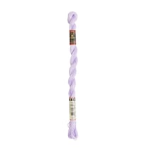 Fil à broder DMC - Coton perlé n°5 - Violet de Parme clair nacré 211