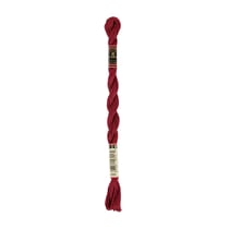 Fil à broder DMC - Coton perlé n°5 - Rouge baiser 498