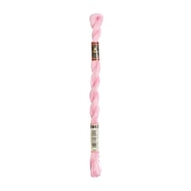 Fil à broder DMC - Coton perlé n°5 - Bouton de rose 605