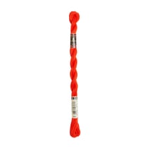 Fil à broder DMC - Coton perlé n°5 - Rouge vif 606