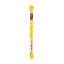 Fil à broder DMC - Coton perlé n°5 - Jaune mimosa 726