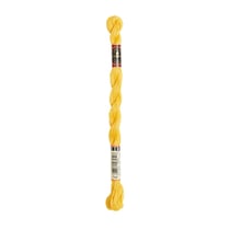Fil à broder DMC - Coton perlé n°5 - Jaune de Naples 743