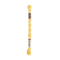 Fil à broder DMC - Coton perlé n°5 - Jaune pamplemousse 744