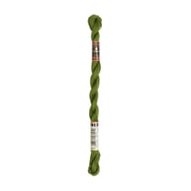 Fil à broder DMC - Coton perlé n°5 - Vert mousse 937