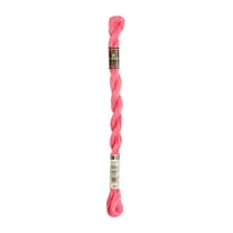Fil à broder DMC - Coton perlé n°5 - Rose fluo 956