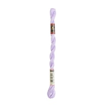 Fil à broder DMC - Coton perlé n°8 - Violet de Parme clair nacré 211