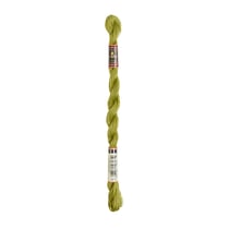 Fil à broder DMC - Coton perlé n°8 - Vert estragon 471
